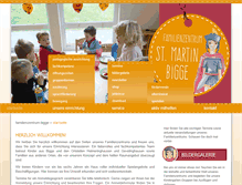 Tablet Screenshot of familienzentrum-bigge.de